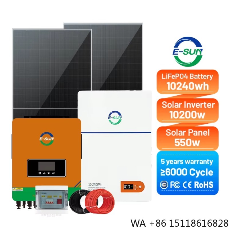 Off Grid Solar Kit - 10.2kw Hybrid System Solar Kit 3Kw