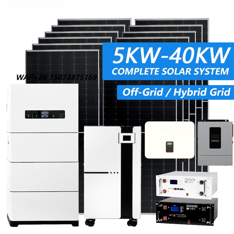 Complete 20kw Hybrid Off Grid  - Off Grid Solar Kit ulasan dan harga